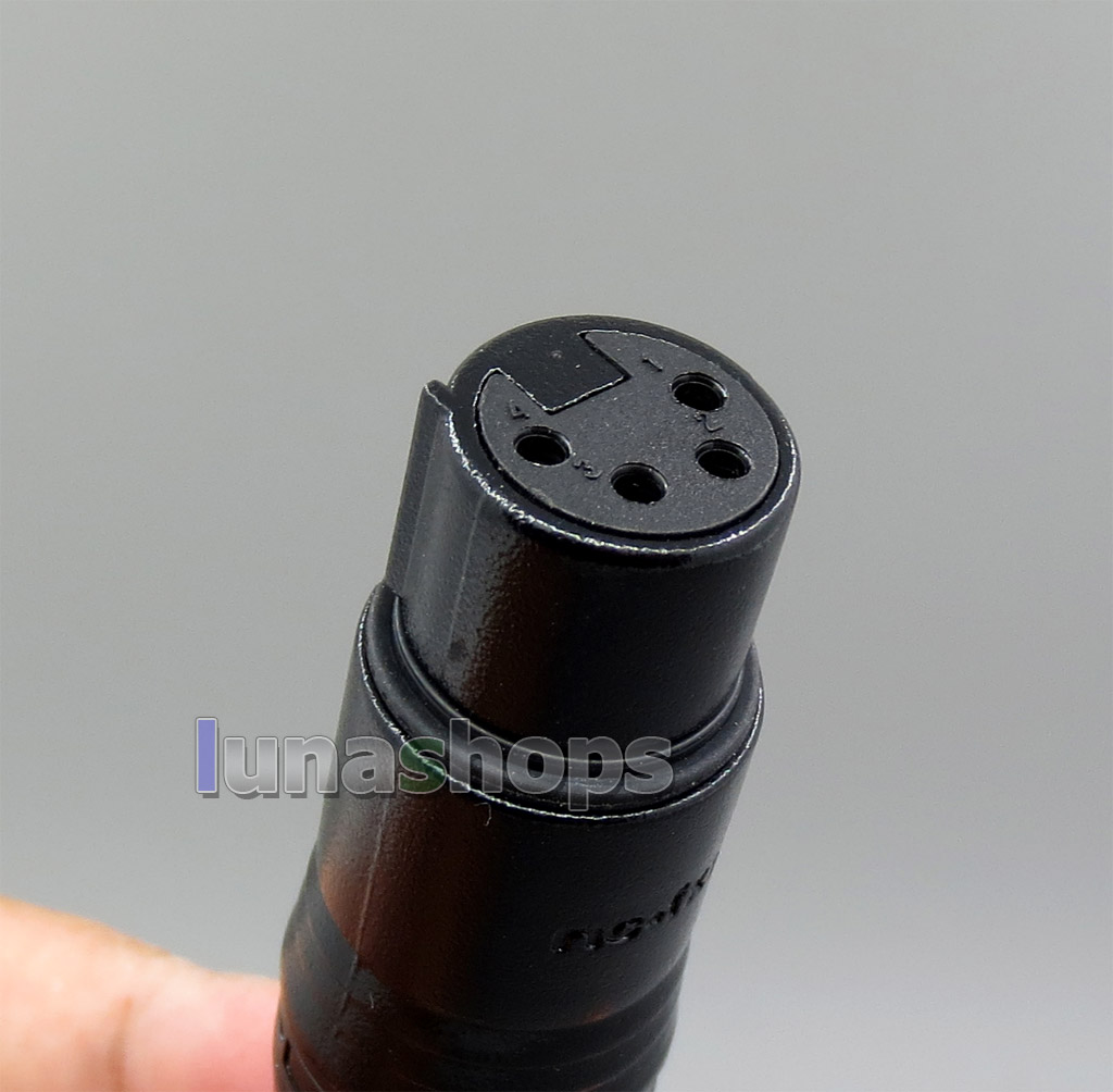 3.5mm Pure Silver Shiedling TRRS Re-Zero Balanced To 4pin XLR Female Cable For Hifiman HM901 HM802 Headphone Amplifier