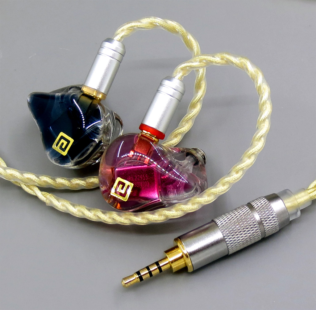 High Transparency Crystal Handmade DIY Custom 5 Units Speakers Armature In Ear Earphone By Knowles 22955