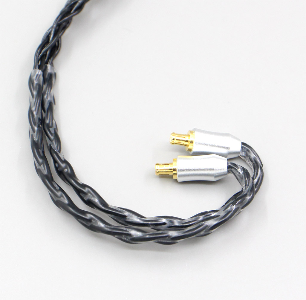 8 Core Silver Plated Black Earphone Cable For Audio Technica ATH-CKR100 ATH-CKR90 ATH-CKS1100 ATH-CKR100IS ATH-CKS1100IS