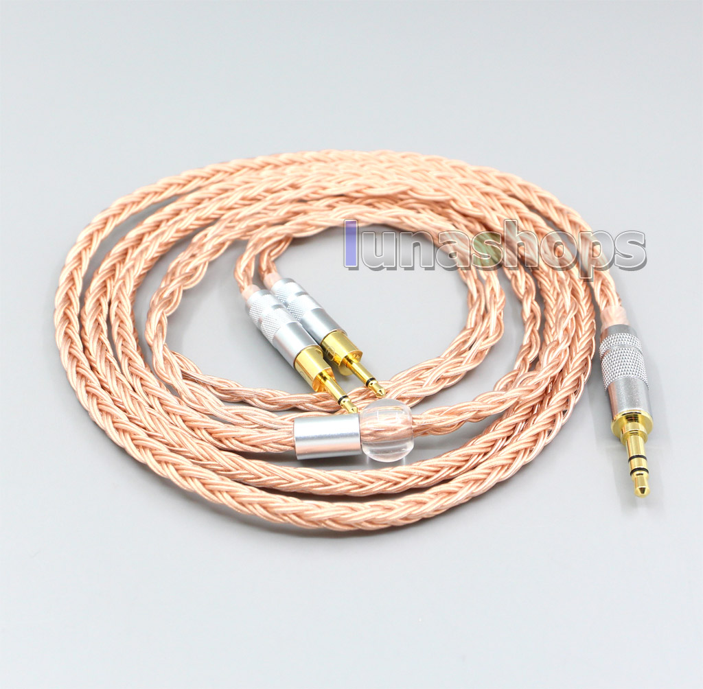 2.5mm 3.5mm XLR Balanced 16 Core 99% 7N OCC Earphone Cable For Sennheiser HD700 Headphone