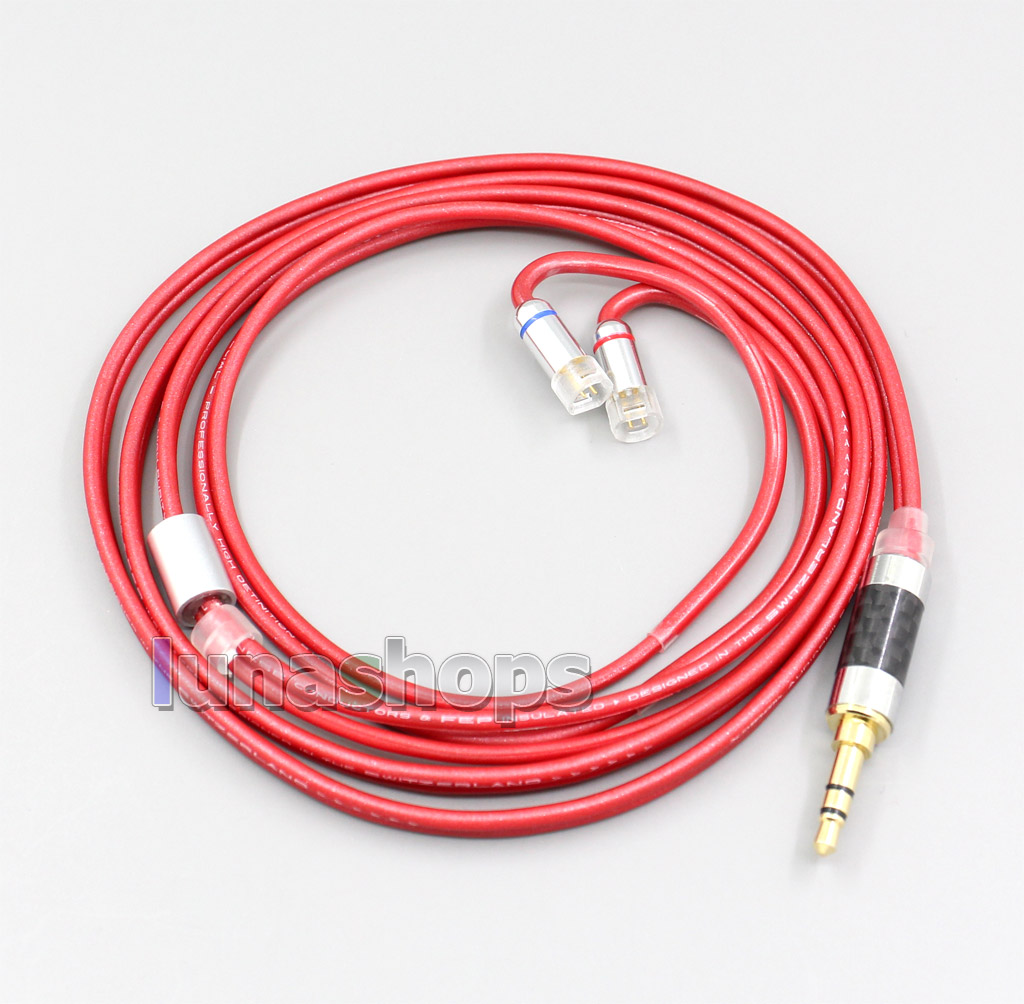 4.4mm XLR 2.5mm 3.5mm 99% Pure PCOCC Earphone Cable For Sennheiser IE8 IE8i IE80 IE80s Metal Pin