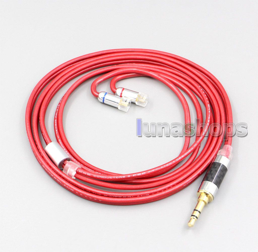 4.4mm XLR 2.5mm 3.5mm 99% Pure PCOCC Earphone Cable For Sennheiser IE8 IE8i IE80 IE80s Metal Pin