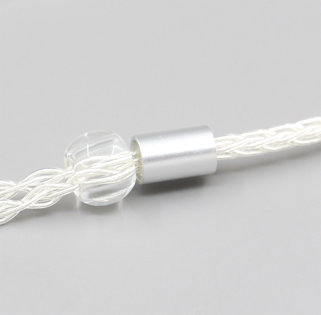 4 in 1 Awesome 99.99% Pure Silver Earphone Cable For Flat Step JH Audio JH16 Pro JH11 Pro 5 6 7 BA Custom