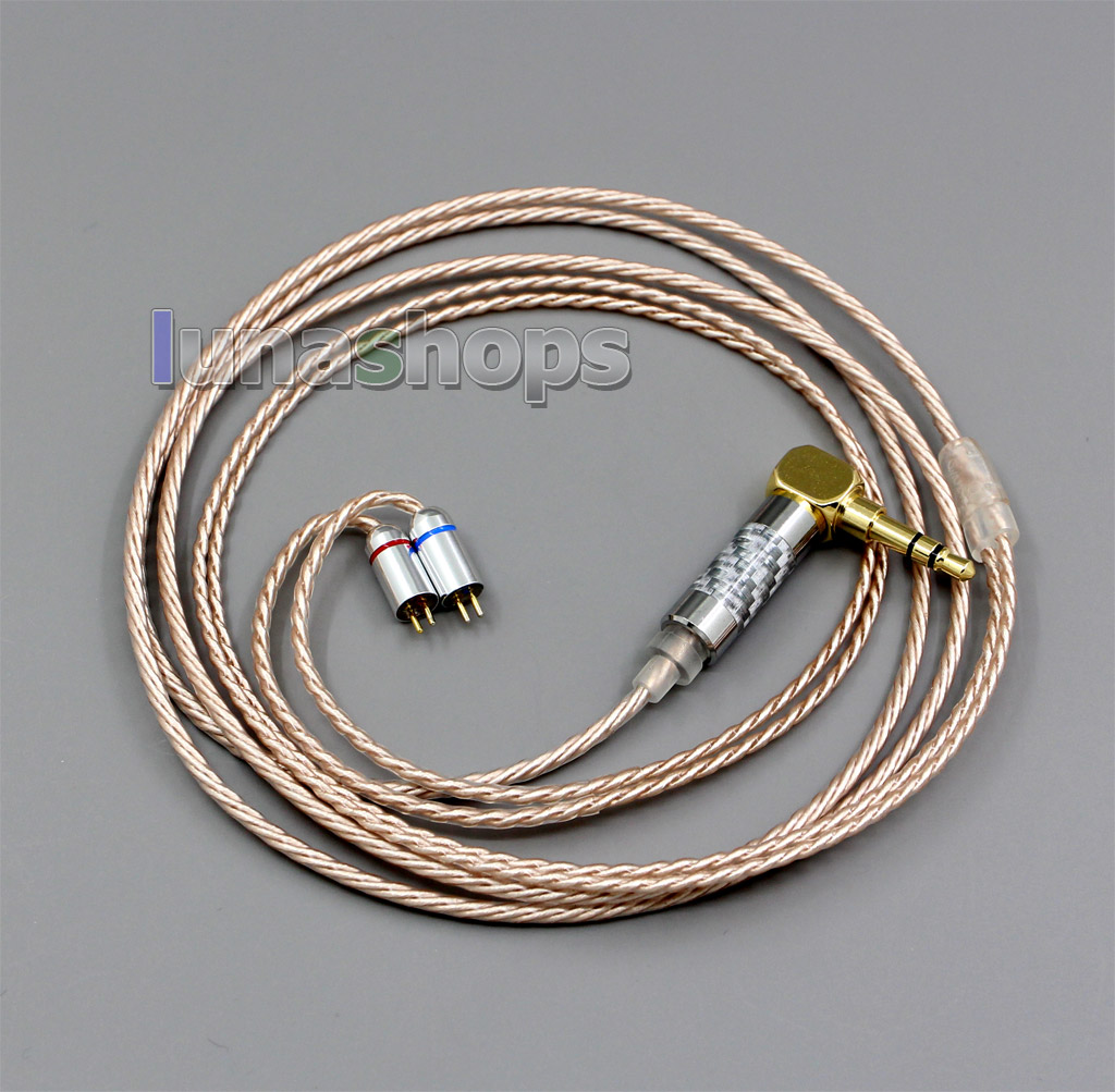 Hi-Res Silver Plated XLR 3.5mm 2.5mm 4.4mm Earphone Cable For Flat Step JH Audio JH16 Pro JH11 Pro 5 6 7 BA Custom