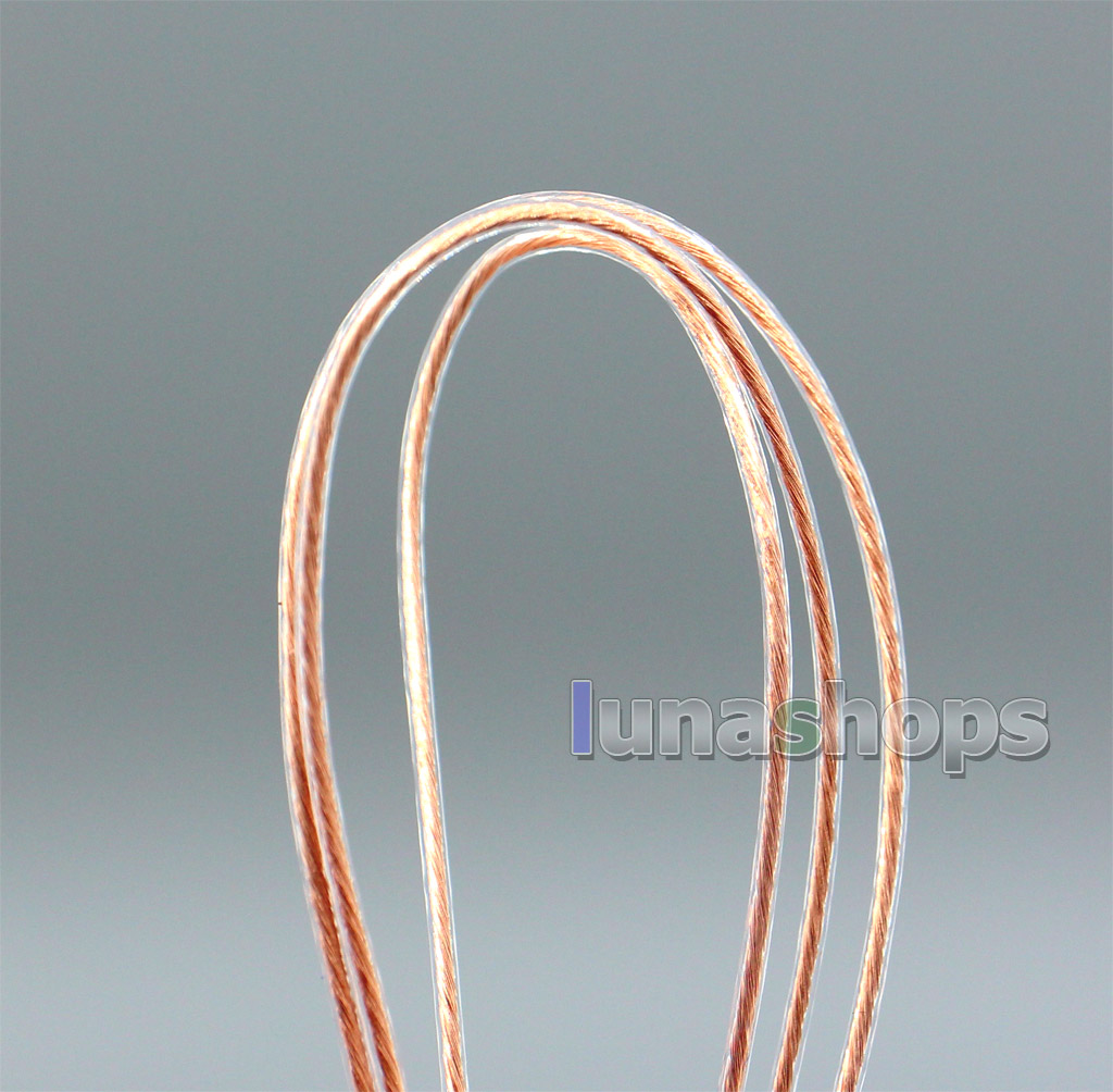 10m Extreme Soft Pure 99.9999999% 7N OCC Signal Earphone Headphone Cable 100*0.05 Dia:0.9mm