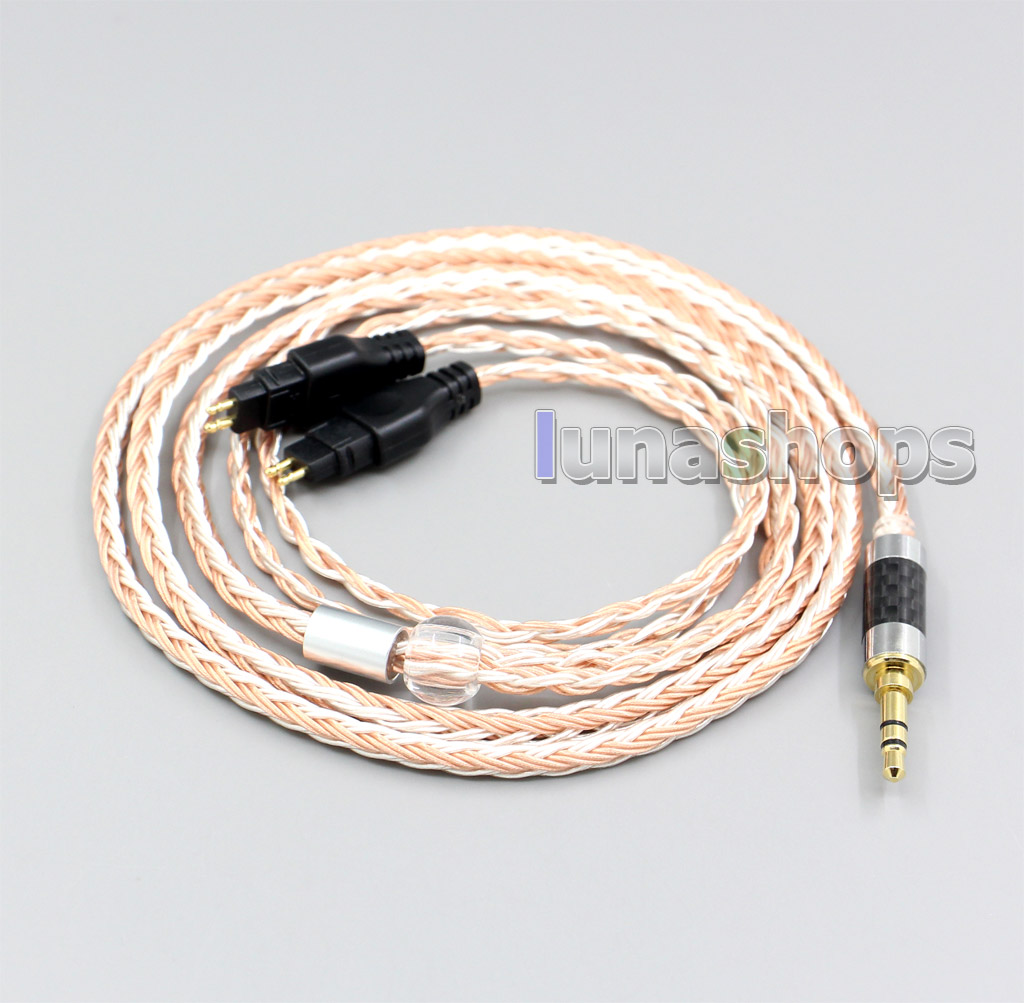 16 Cores OCC Silver Plated Mixed Headphone Cable For Sennheiser HD660s HD650 HD600 HD580 HDxxx