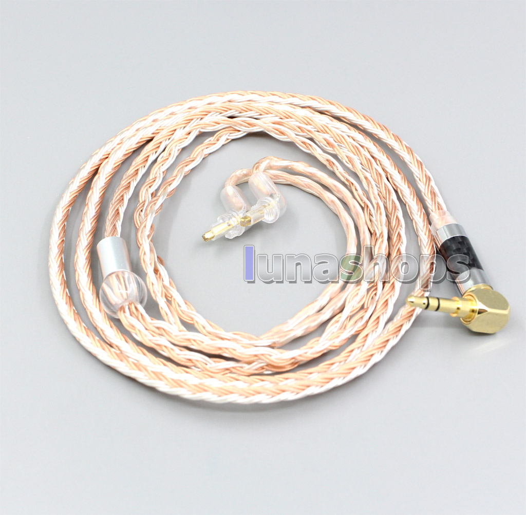 2.5mm 4.4mm XLR 16 Core Silver Plated   OCC Mixed Earphone Cable For Sony MDR-EX1000 MDR-EX600 MDR-EX800 MDR-7550