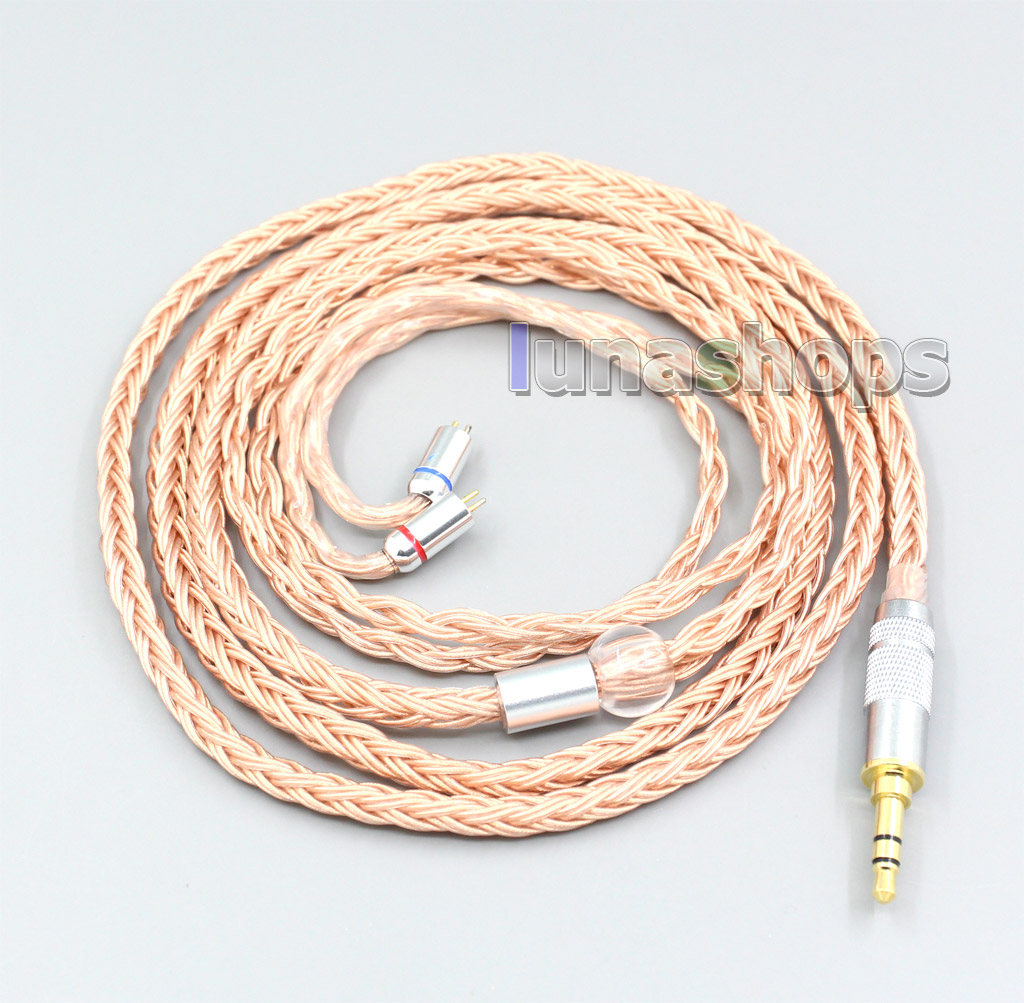 2.5mm 4.4mm XLR 16 Core 99% 7N  OCC Earphone Cable For 0.78mm 0.77mm BA Custom Westone W4r UM3X UM3RC JH13 Flat Step