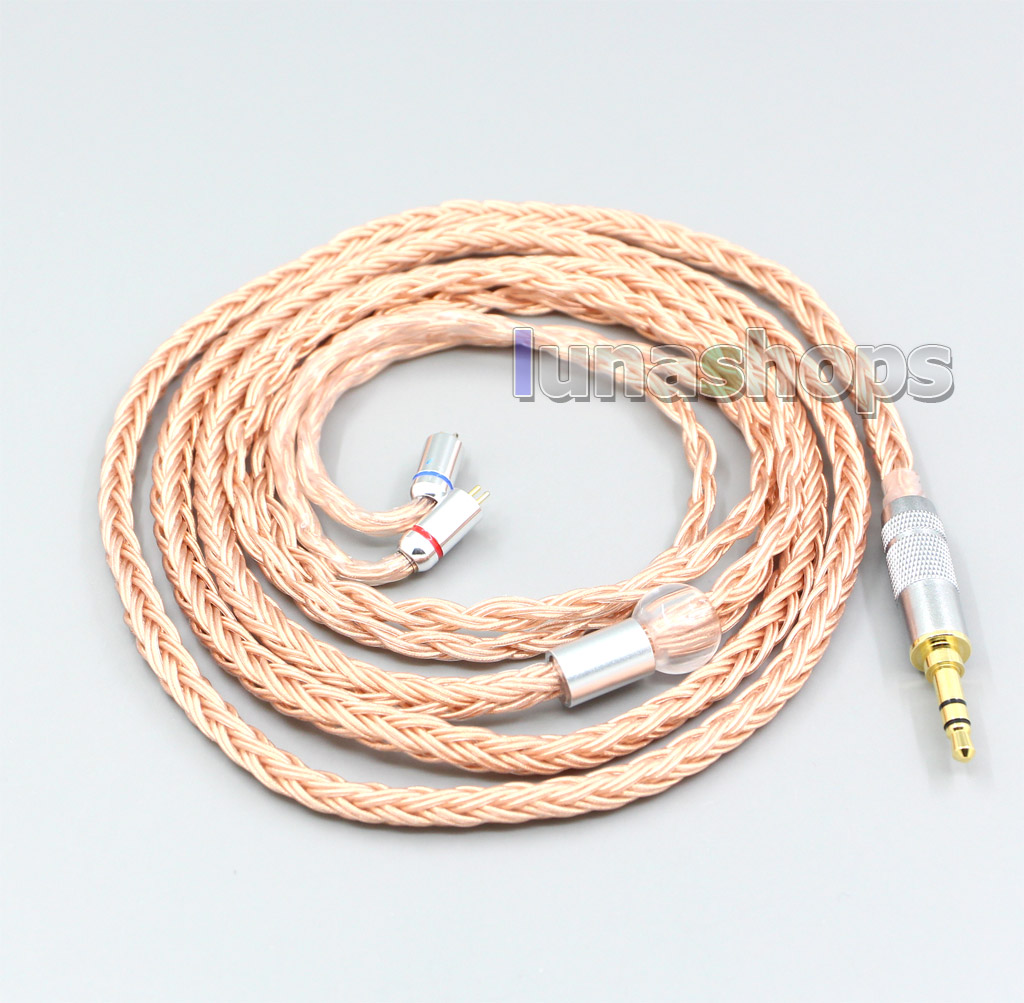 2.5mm 4.4mm XLR 16 Core 99% 7N  OCC Earphone Cable For 0.78mm 0.77mm BA Custom Westone W4r UM3X UM3RC JH13 Flat Step