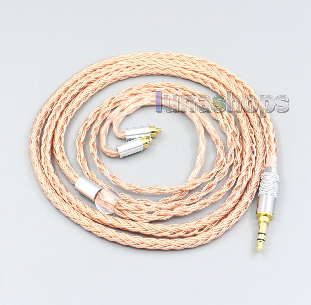 2.5mm 3.5mm XLR Balanced 16 Core 99% 7N  OCC Earphone Cable For Dunu dn-2002