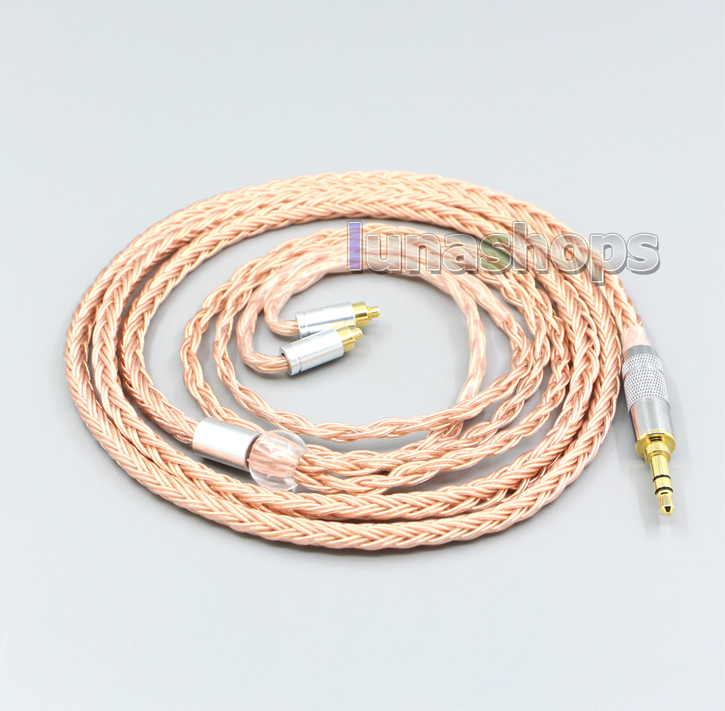 2.5mm 3.5mm XLR Balanced 16 Core 99% 7N  OCC Earphone Cable For Dunu dn-2002