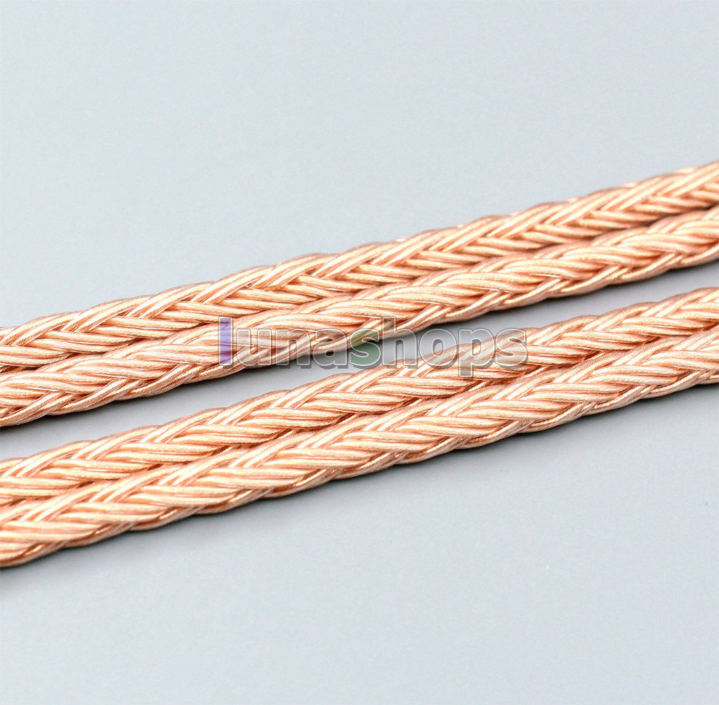 5m 16 Core OCC Silver Plated Semi-finished Earphone headphone Bulk Wire Cable For DIY Repair Custom