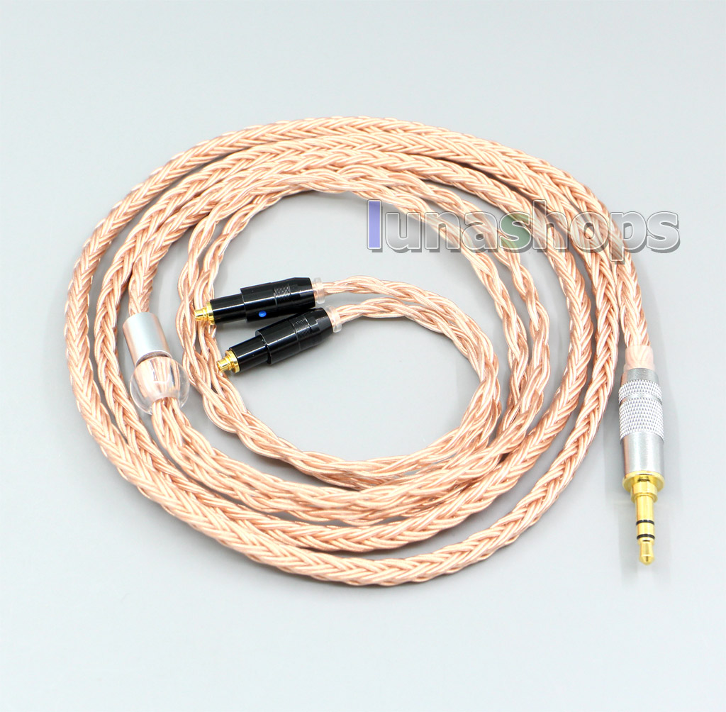 2.5mm 3.5mm XLR Balanced 16 Core 99% 7N  OCC Earphone Cable For Shure SRH1540 SRH1840 SRH1440