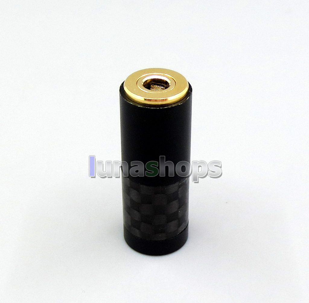 CYH-Series High Quality Black Carbon Barrel 3.5mm 4 Poles Female Custom DIY Adapter