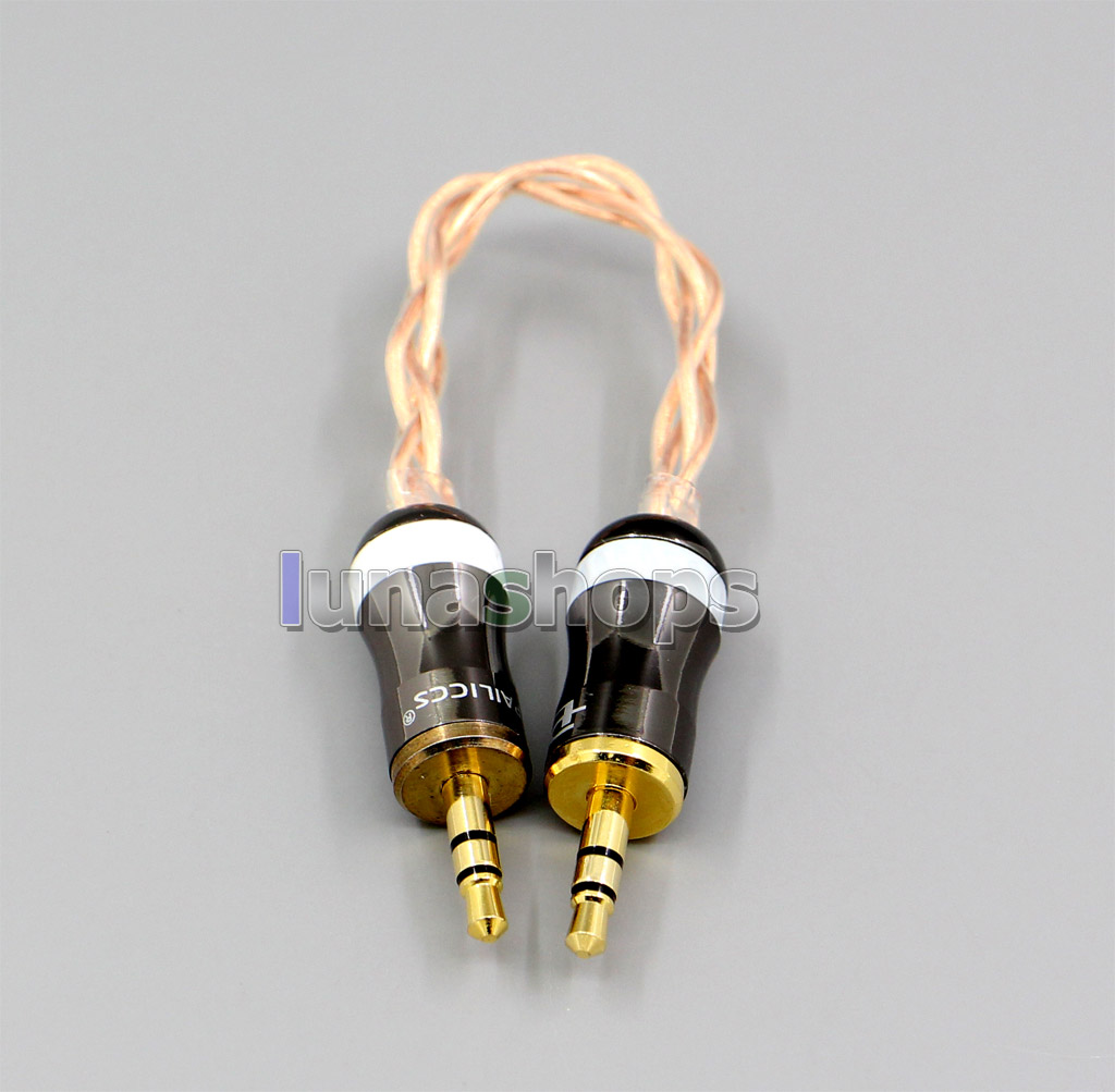 3.5mm 7N OCC Male Hifi Headphone AMP Amplifier audio DIY cable For MP3 etc.