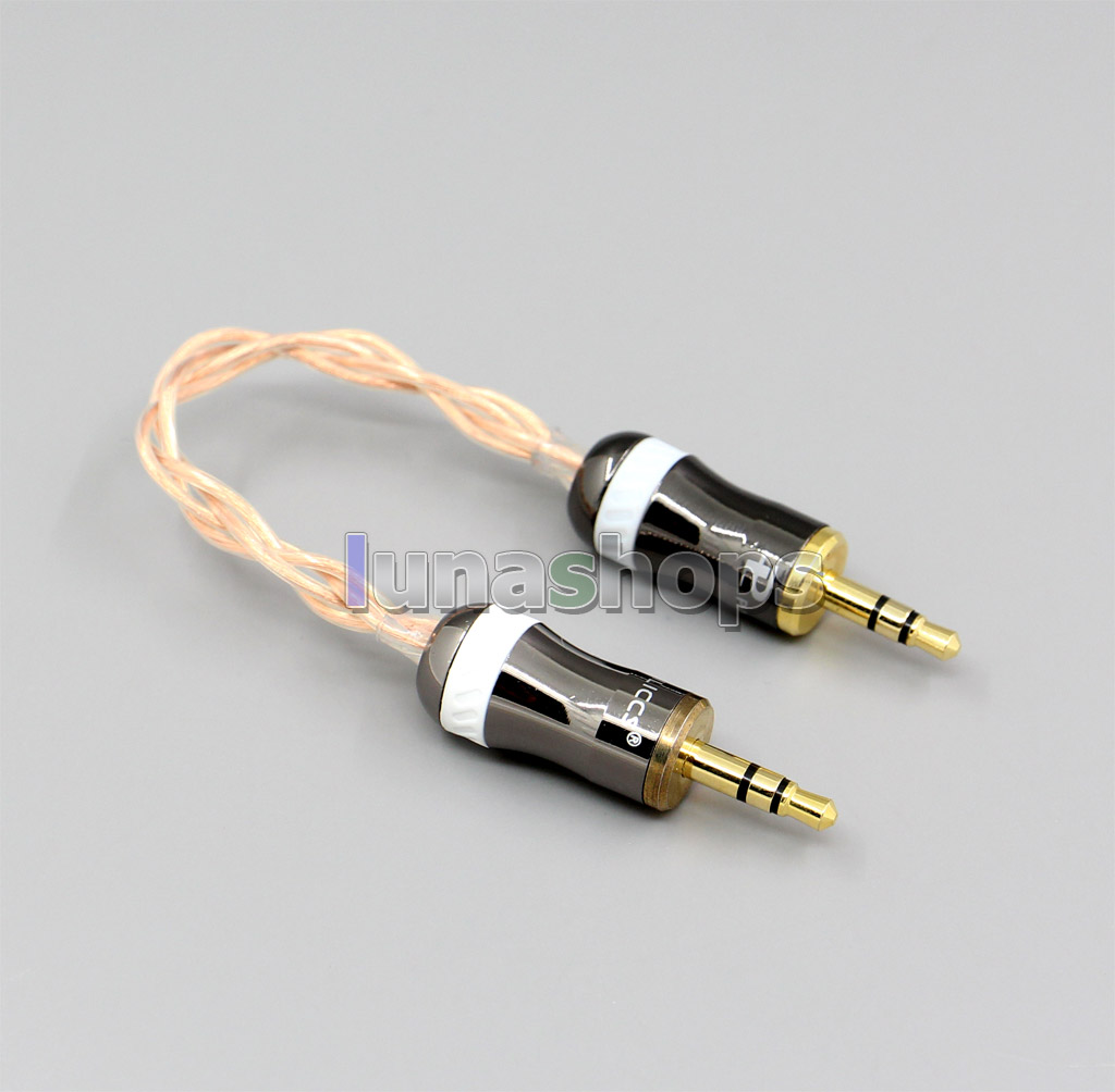 3.5mm 7N OCC Male Hifi Headphone AMP Amplifier audio DIY cable For MP3 etc.