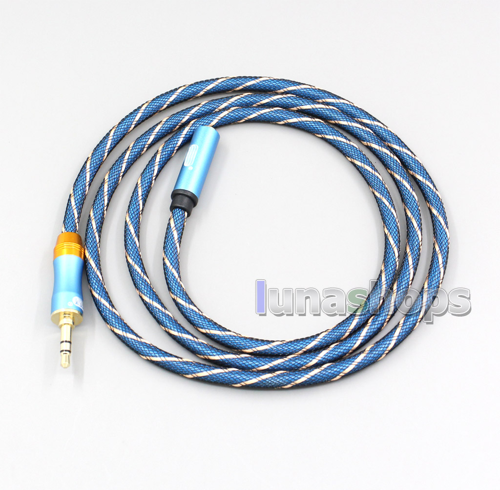 3.5mm Stereo Male To Female Extension  audio DIY Hifi Cable