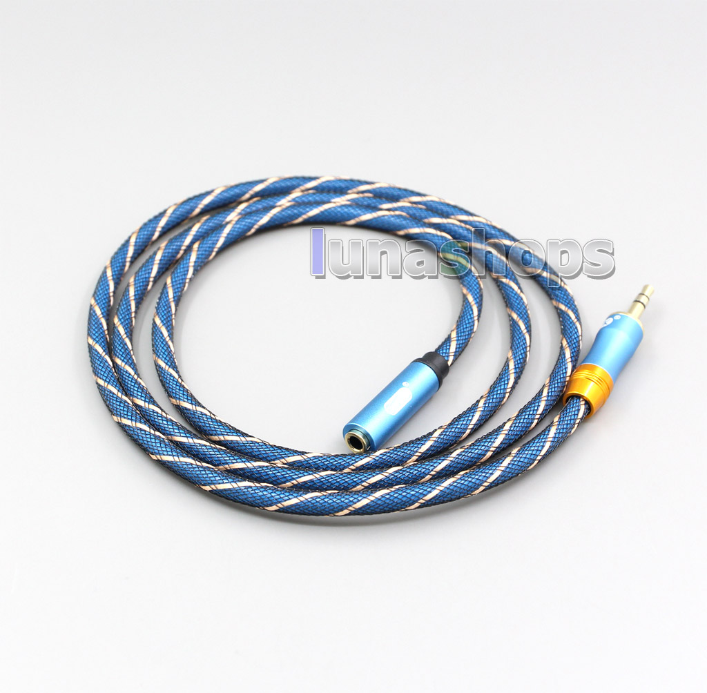 3.5mm Stereo Male To Female Extension  audio DIY Hifi Cable