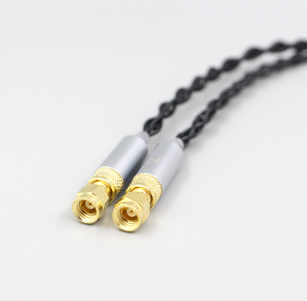 2.5mm 4.4mm XLR 8 Core Silver Plated Black Earphone Cable For HiFiMan HE400 HE5 HE6 HE300 HE4 HE500 HE6