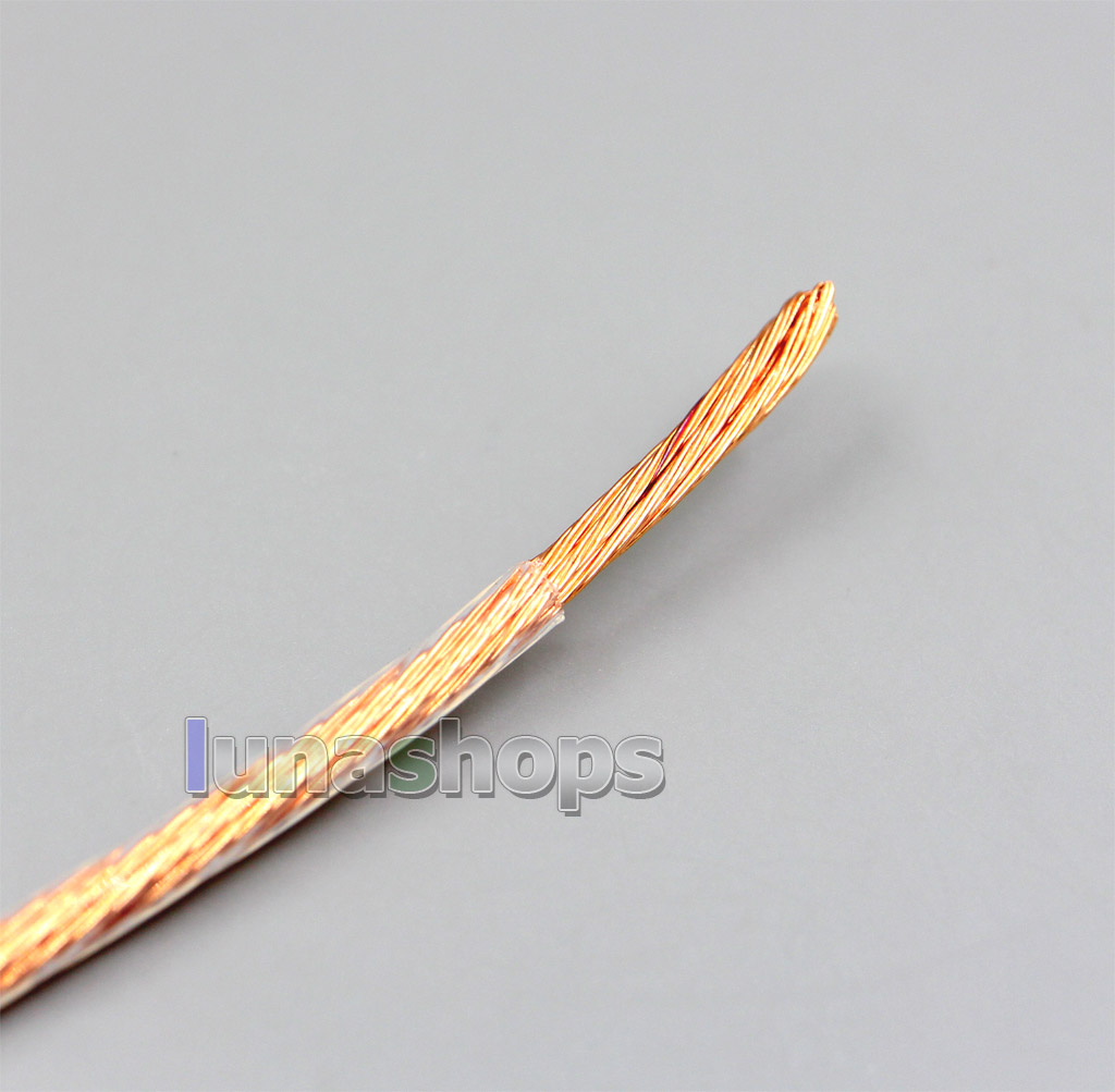 1m Outside Dia:4mm 49Pins*0.32mm Acrolink OCC Signal   Wire Cable For DIY Hifi 99.99999% Pure Copper