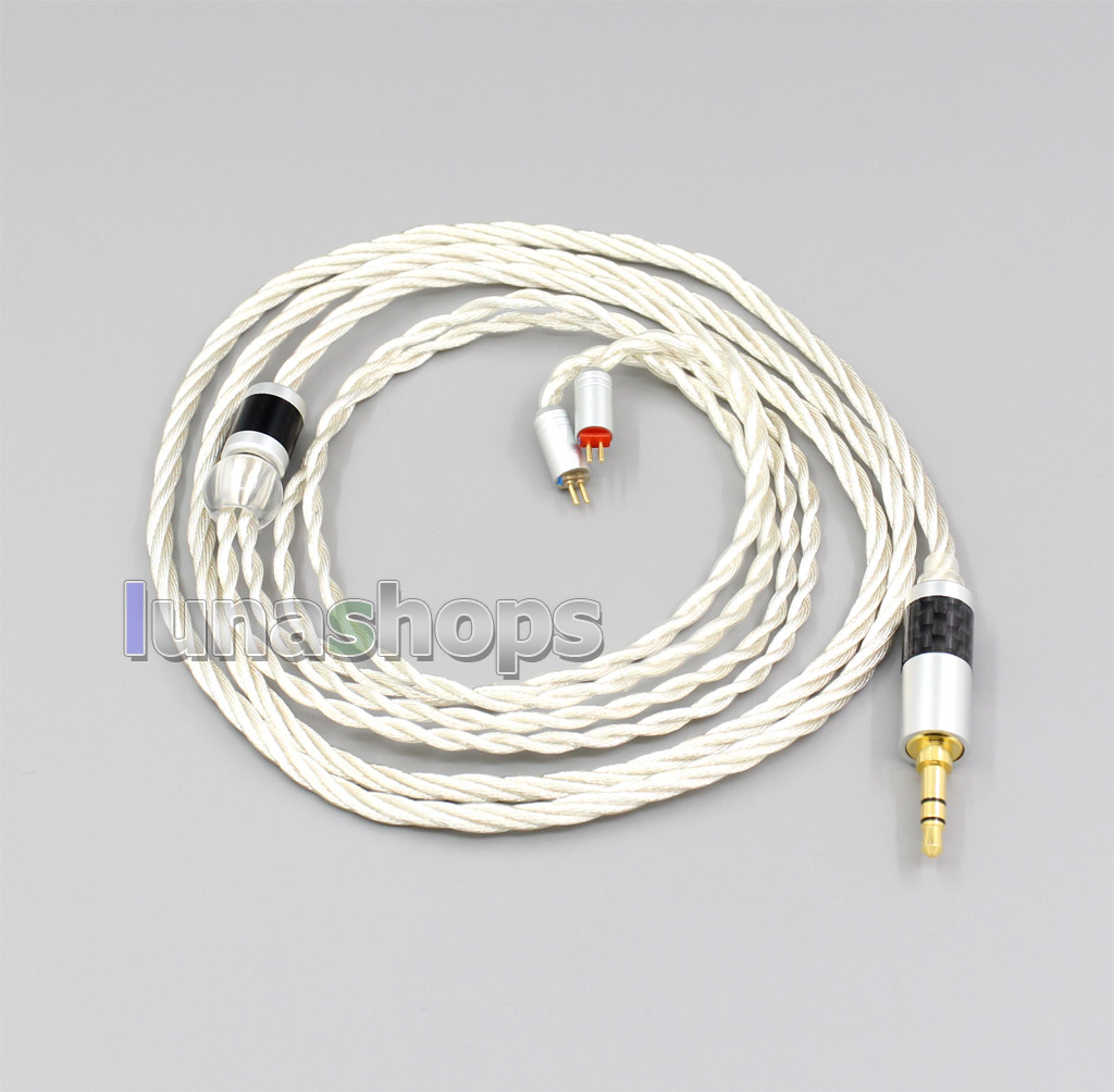 Hi-Res 49*0.1mm Bulk Extremely Soft 99% 7N Pure OCC Copper Silver Plated Earphone Headphone DIY Custom Cable(Not  )