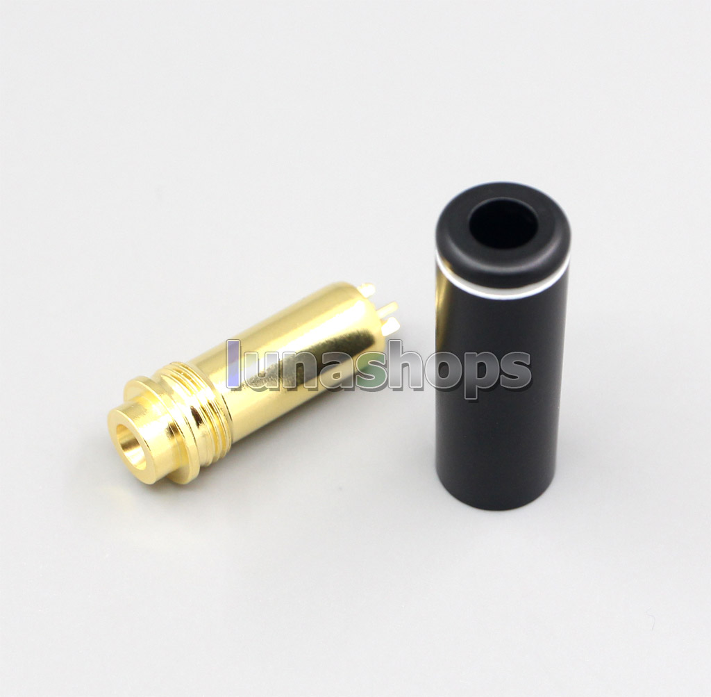 A++ Quality Original Type Black Barrel 4.4mm Balanced Female Custom DIY Adapter