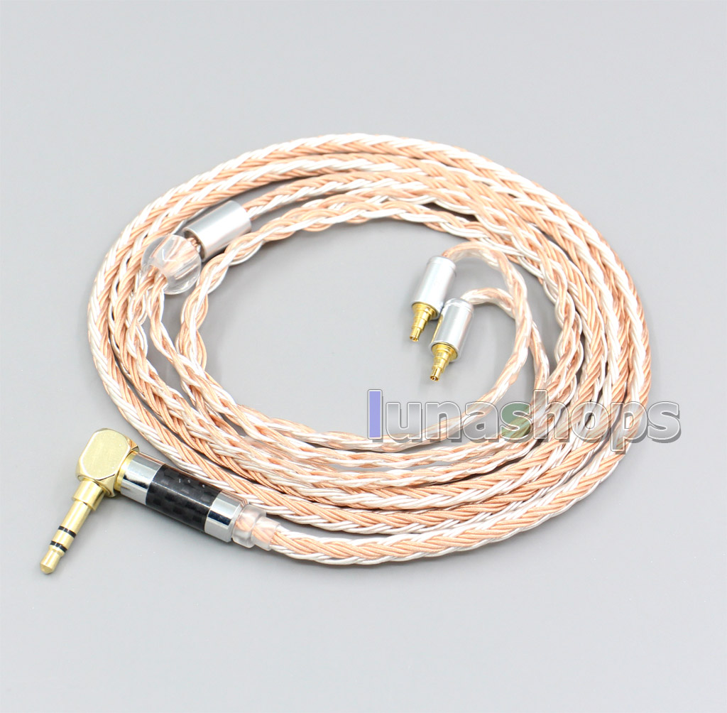 2.5mm 4.4mm XLR 16 Core Silver Plated OCC Mixed Earphone Cable For Sennheiser IE40 Pro IE40pro