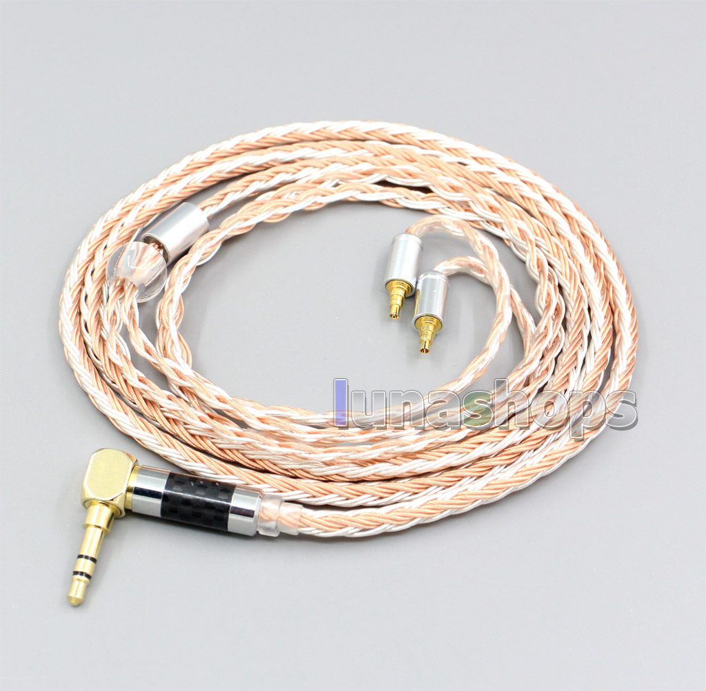 2.5mm 4.4mm XLR 16 Core Silver Plated OCC Mixed Earphone Cable For Sennheiser IE40 Pro IE40pro