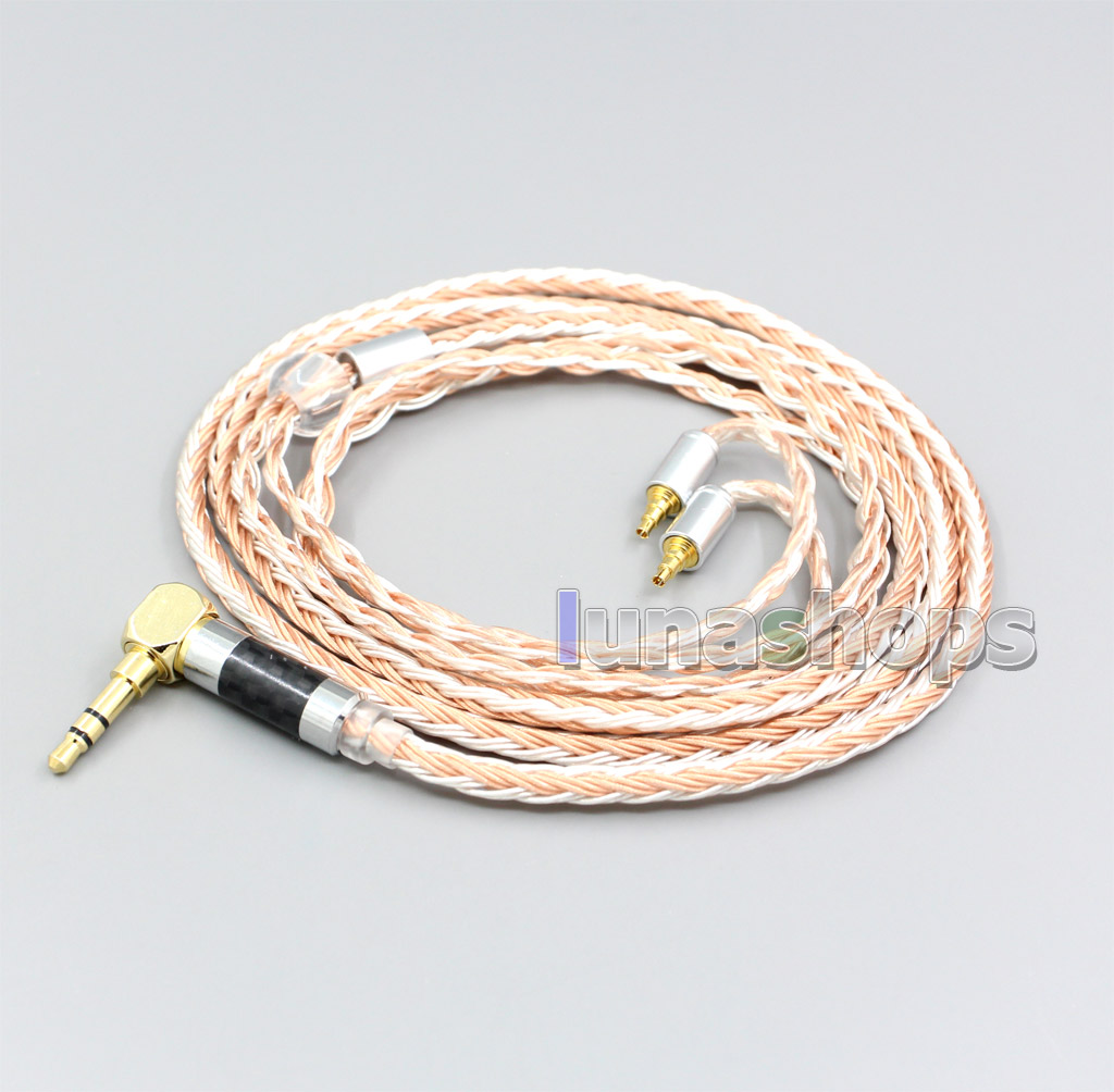 2.5mm 4.4mm XLR 16 Core Silver Plated OCC Mixed Earphone Cable For Sennheiser IE40 Pro IE40pro