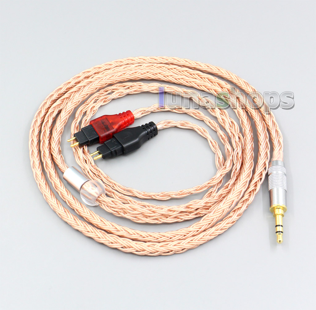 2.5mm 3.5mm XLR Balanced 16 Core 99% 7N  OCC Earphone Cable For Sennheiser HD580 HD600 HD650 HDxxx HD660S