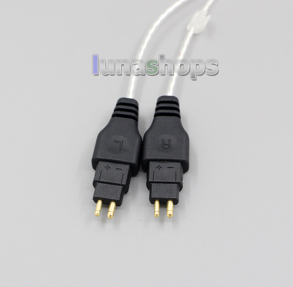 3.5mm 2.5mm Balanced Pure Silver Plated Earphone Cable For Sennheiser HD580 HD600 HD650 HDxxx HD660S
