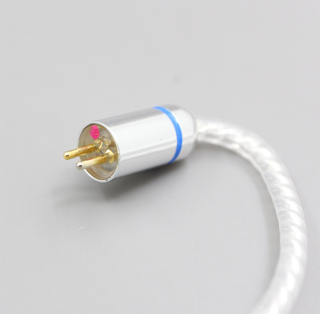 Hi-Res Silver Plated 7N OCC Earphone Cable For 0.78mm 0.77mm BA Custom Westone W4r UM3X UM3RC JH13 Flat Step