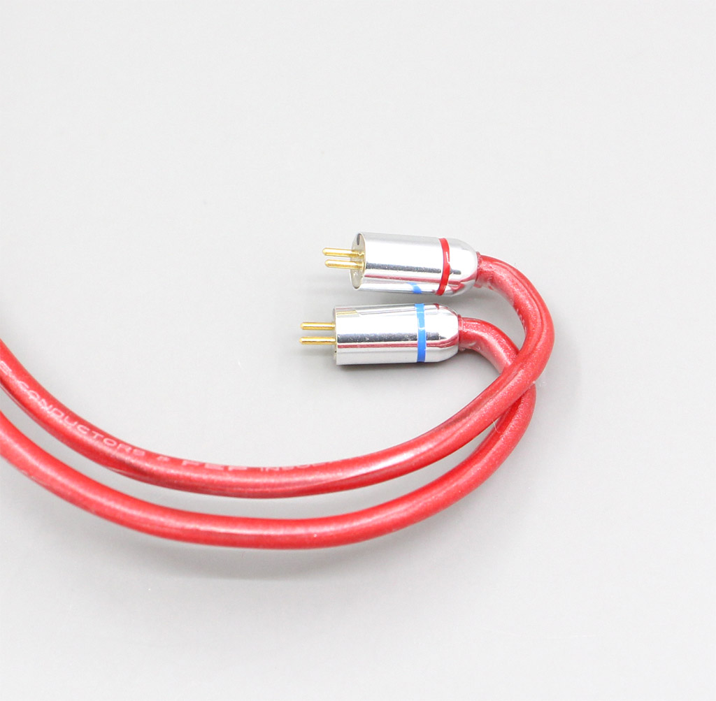 4.4mm XLR 2.5mm 99% Pure PCOCC Earphone Cable For  0.78mm 0.77mm BA Custom Westone W4r UM3X UM3RC JH13 Flat Step