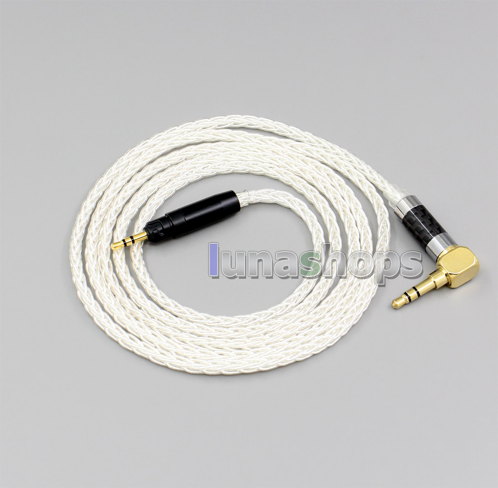 99.99% Pure Silver XLR 3.5mm 2.5mm 4.4mm Earphone Cable For Ultrasone Performance 820 880 Signature DXP PRO STUDIO