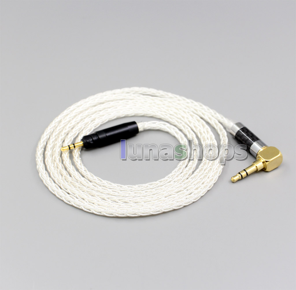 99.99% Pure Silver XLR 3.5mm 2.5mm 4.4mm Earphone Cable For Ultrasone Performance 820 880 Signature DXP PRO STUDIO
