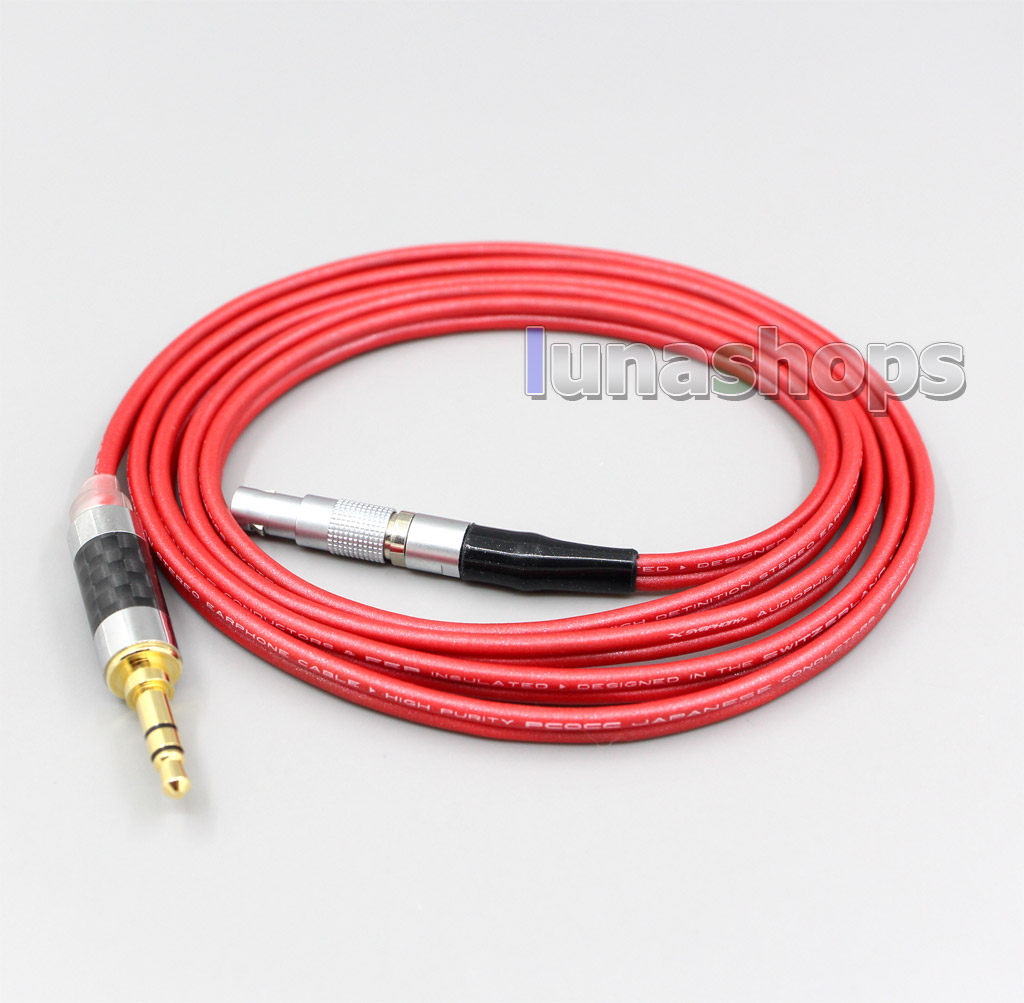 4.4mm XLR 2.5mm 3.5mm 99% Pure PCOCC Earphone Cable For AKG K812 K872 Reference Headphone