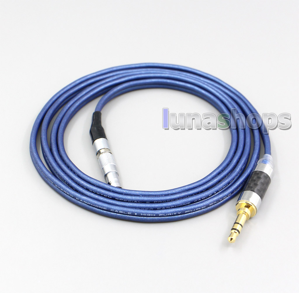 2.5mm 4.4mm XLR 3.5mm High Definition 99% Pure Silver Earphone Cable For AKG K812 K872 Reference Headphone
