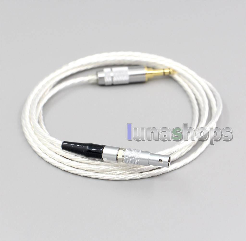 XLR 4.4mm 2.5mm Hi-Res Silver Plated 7N OCC Earphone Cable For AKG K812 K872 Reference Headphone