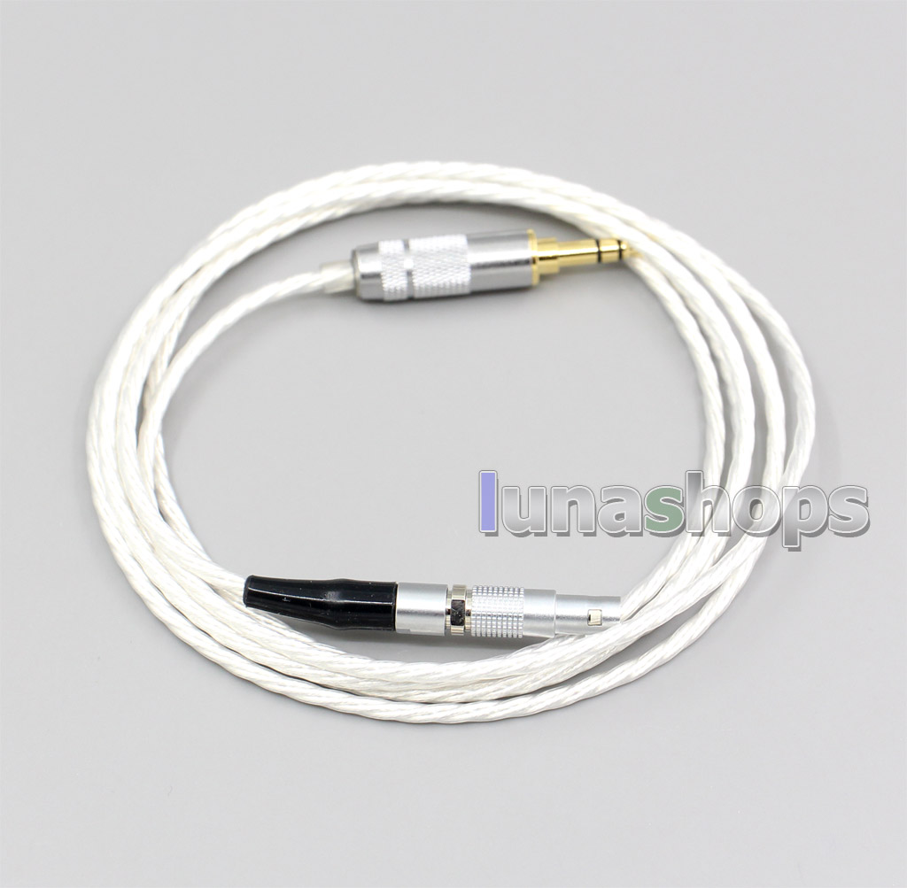 XLR 4.4mm 2.5mm Hi-Res Silver Plated 7N OCC Earphone Cable For AKG K812 K872 Reference Headphone