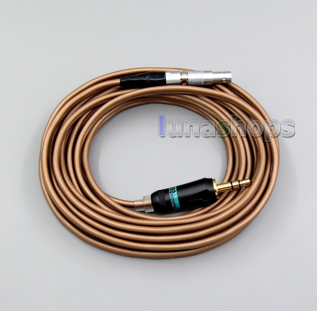 120cm Earphone PURE Silver Cable + PEP Insulated For AKG K812 Reference Headphone