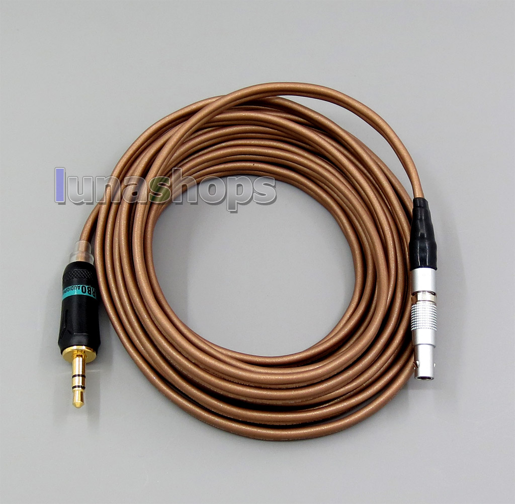 120cm Earphone PURE Silver Cable + PEP Insulated For AKG K812 Reference Headphone