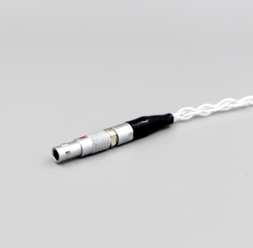 4.4mm 3.5mm XLR 2.5mm 99% Pure Silver 8 Core Earphone Cable For AKG K812 K872 Reference Headphone