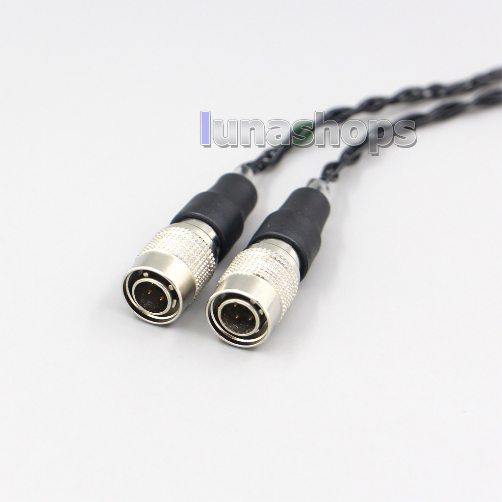 2.5mm 3.5mm XLR Balanced 8 Core OCC Silver Mixed Headphone Cable For Mr Speakers Ether Alpha Dog Prime