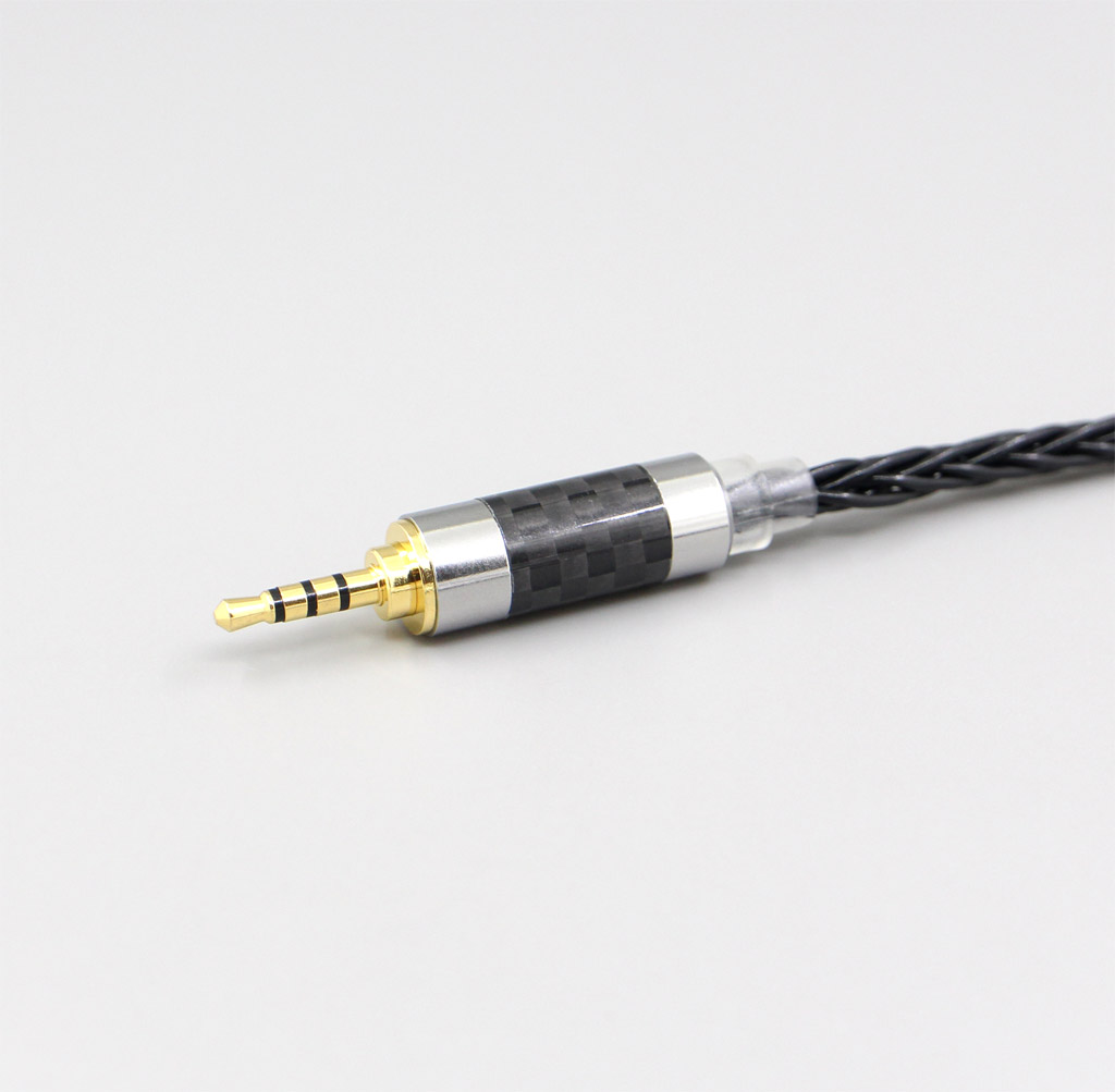 2.5mm 3.5mm XLR Balanced 8 Core OCC Silver Mixed Headphone Cable For Sennheiser IE400 IE500 Pro