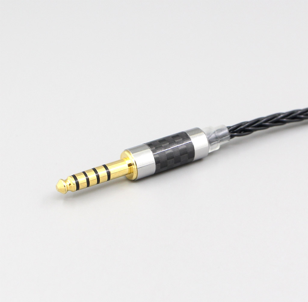 2.5mm 3.5mm XLR Balanced 8 Core OCC Silver Mixed Headphone Cable For Sennheiser IE400 IE500 Pro