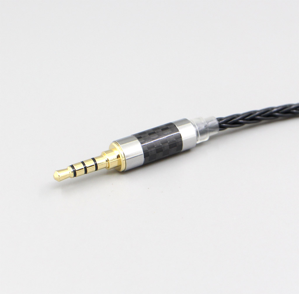 2.5mm 3.5mm XLR Balanced 8 Core OCC Silver Mixed Headphone Cable For Sennheiser IE400 IE500 Pro
