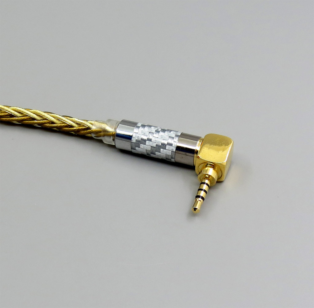 3.5mm 2.5mm 4.4mm Pure Silver+Gold Plated Mixed Headphone Cable For AKR03 Roxxane JH24 Layla Angie AK70 AK380 KANN