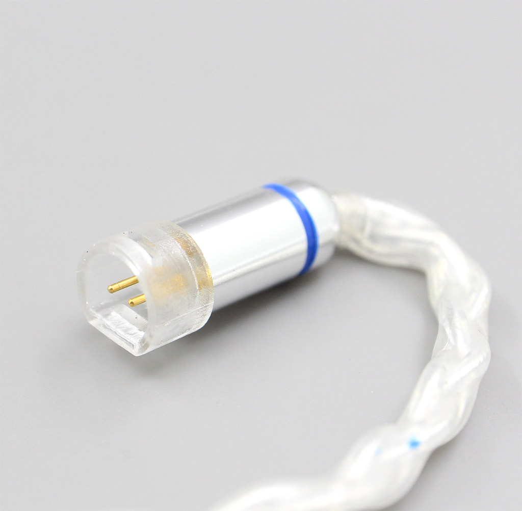 4.4mm 2.5mm 8 Core Silver Plated OCC Earphone Cable For Sennheiser IE8 IE8i IE80 IE80s Metal Pin