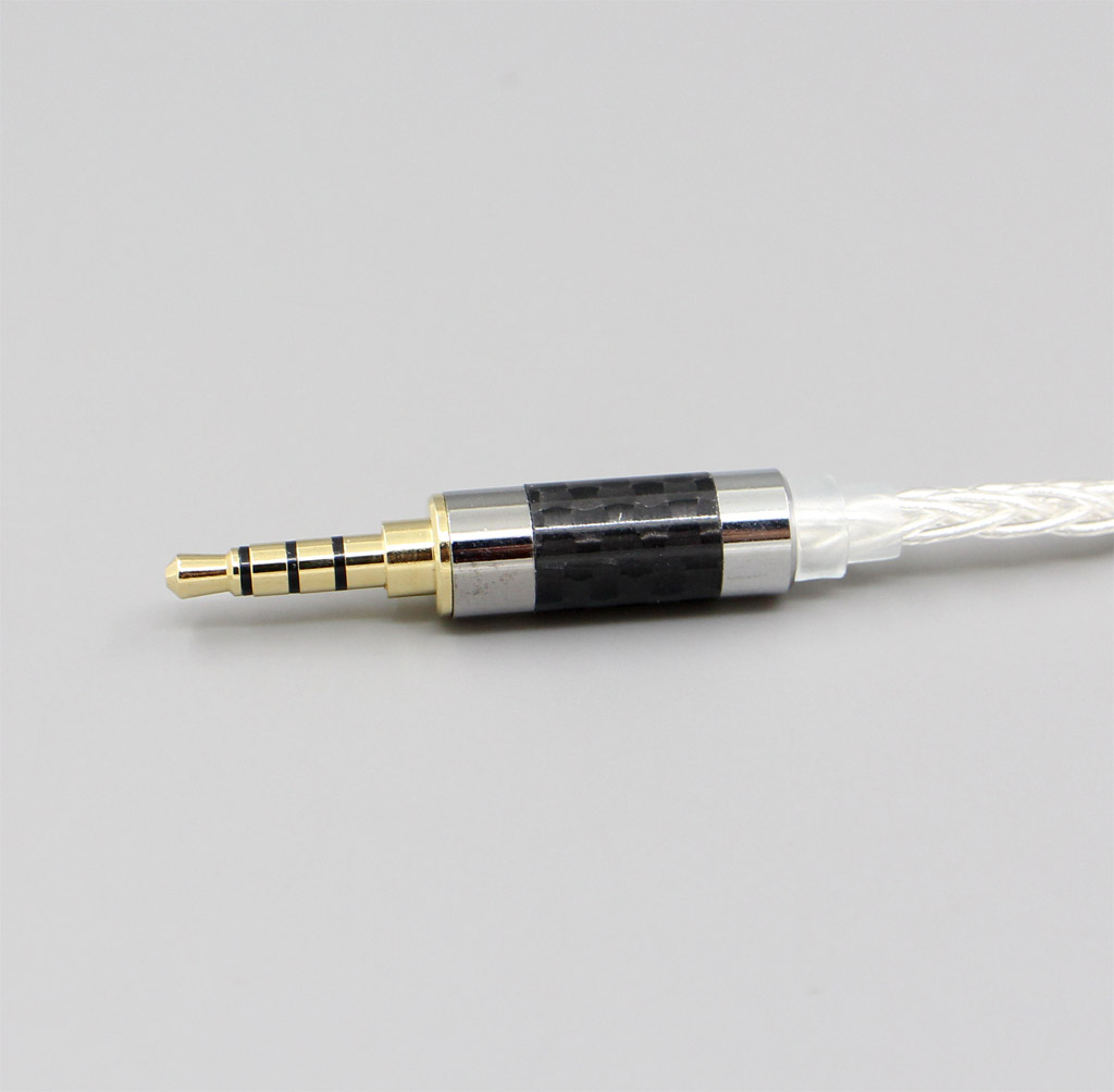 8 Cores 99% Pure Silver Earphone Cable For AKR03 Roxxane JH Audio JH24 Layla Angie AK380 AK240