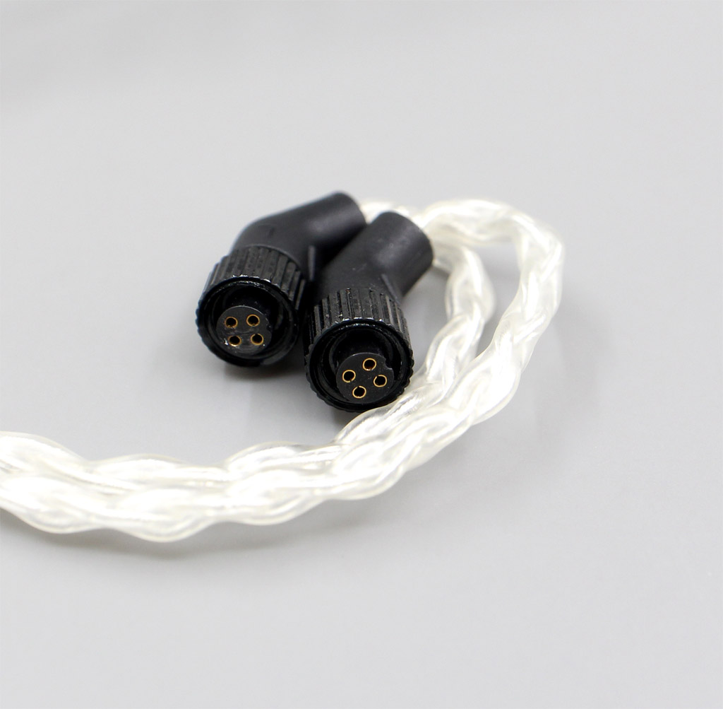 8 Cores 99% Pure Silver Earphone Cable For AKR03 Roxxane JH Audio JH24 Layla Angie AK380 AK240